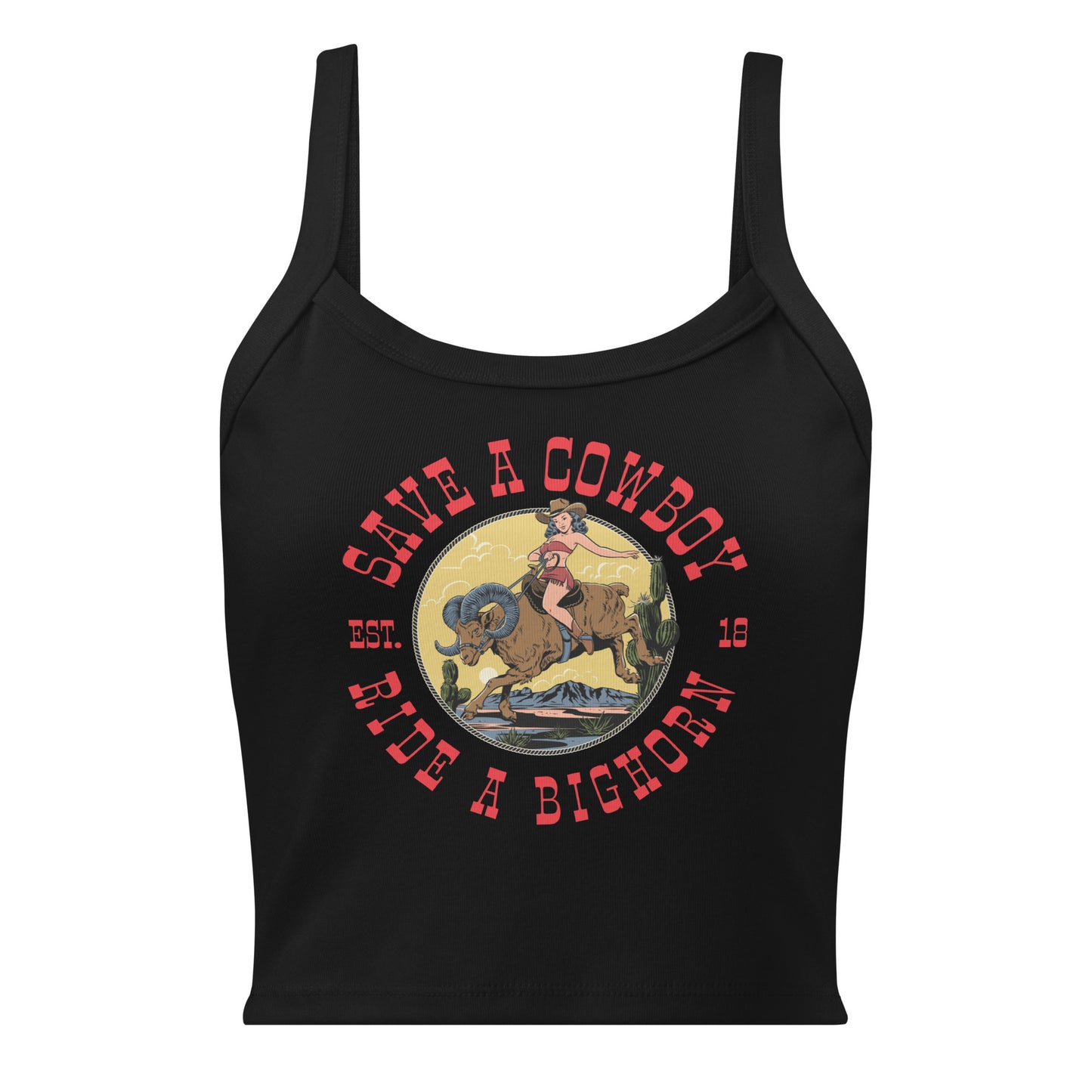 RIDA BIGHORN micro-rib tank top