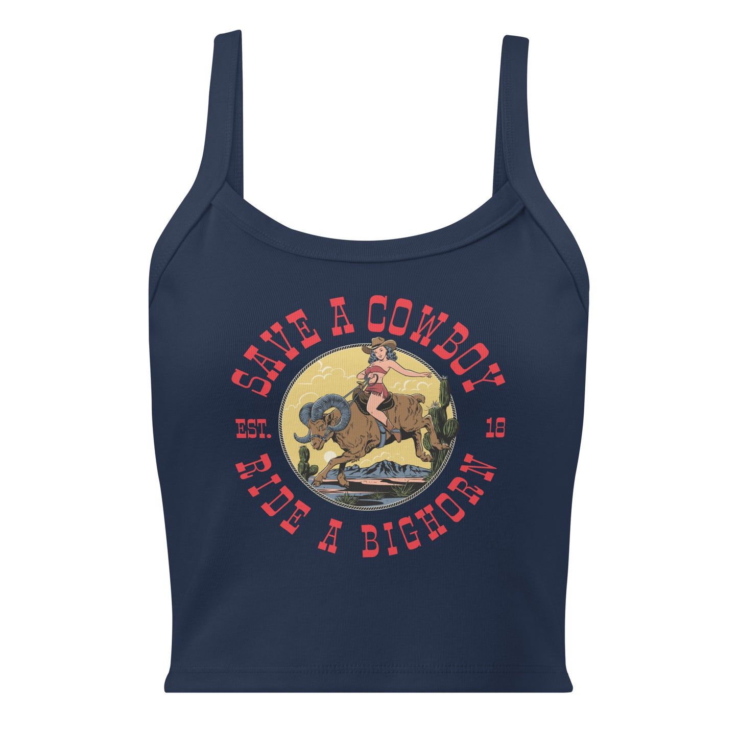 RIDA BIGHORN micro-rib tank top