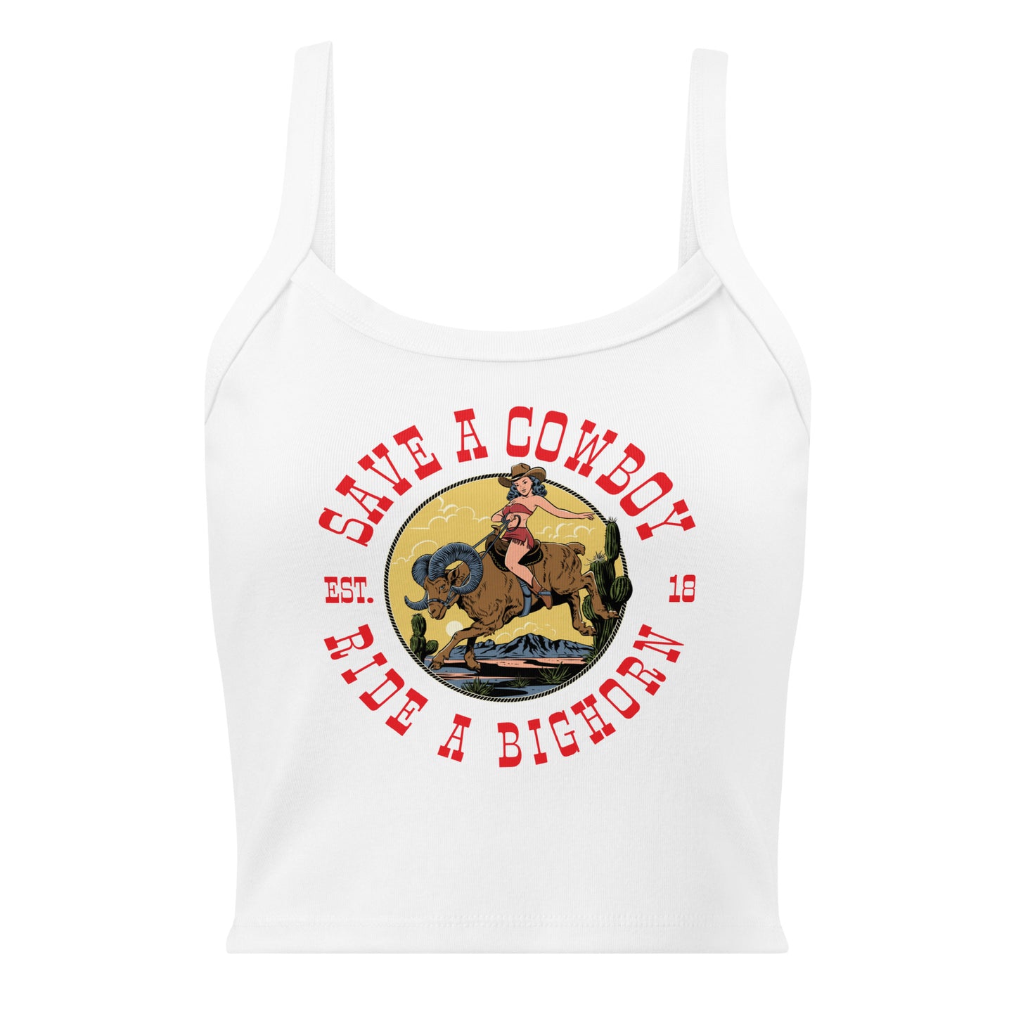 RIDA BIGHORN micro-rib tank top